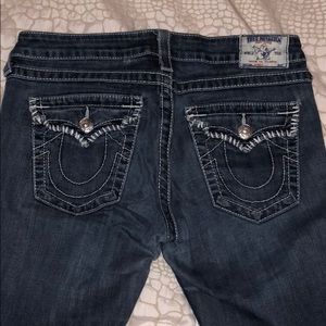 True Religion Skinny Jeans w/ Whipstitched Pockets